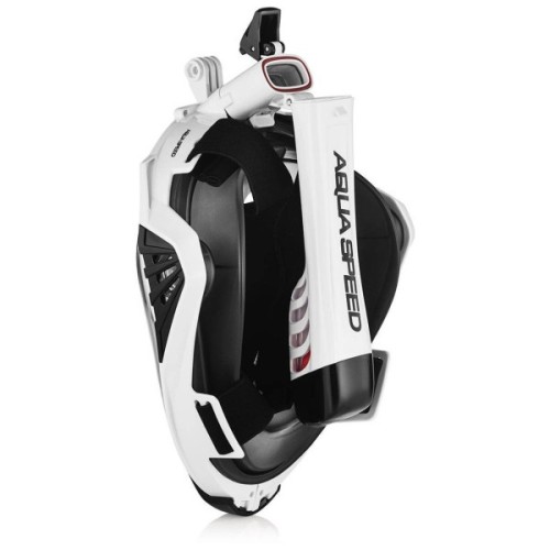 Маска для плавання Aqua Speed Drift 7087 чорний, білий 249-57 S/M (5908217670878)
