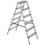 Драбина ELKOP cтремянка 6сх. верхя сходинка 1,41м, двостороння (DHR406)