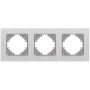 Рамка Videx BINERA сріблястий алюміній 3 поста (VF-BNFRA3H-SL)
