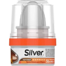 Крем для взуття Silver Крем-блиск Коричневий 50 мл (8690757001089)