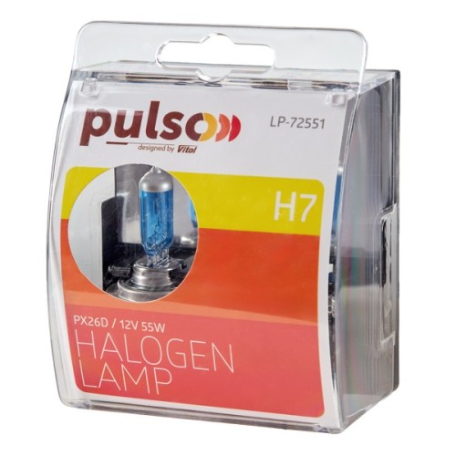 Автолампа PULSO H7/PX26D 12v55w super white/plastic box (LP-72551)