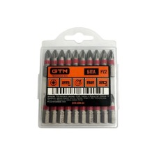 Біта для шуруповерта GTM PZ2, 25мм, 20шт. (SB-Z2-25K)