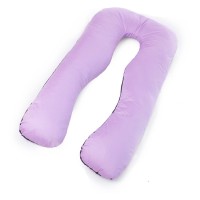 Подушка MirSon для вагітних і відпочинку Delicate Satin №8030 U-подібна Lupine (2200006178682)