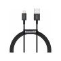 Дата кабель USB 2.0 AM to Lightning 2.0m 2.4A black Baseus (CALYS-C01)