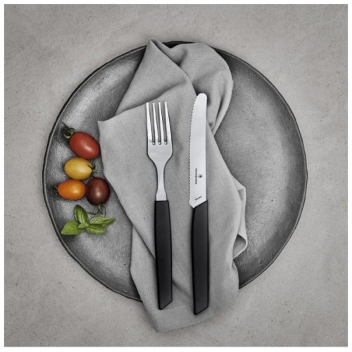 Кухонний ніж Victorinox Swiss Modern TomatoSausage 11см Black (6.9003.11W)