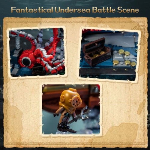 Конструктор Pantasy Steampunk- Наутілус (85029)