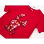 Футболка дитяча First kids із зайчиком (756-122G-red)