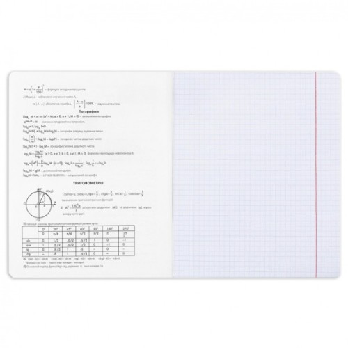 Зошит Yes предметний АЛГЕБРА Fusion 48 аркушів, клітинка (767442)