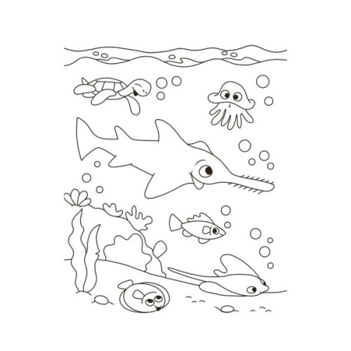 Книга Пензлик і вода. Морські дива - К. Процун Ранок (9786178773021)