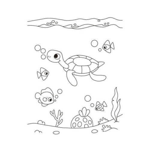 Книга Пензлик і вода. Морські дива - К. Процун Ранок (9786178773021)