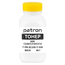 Тонер XER C230/C310/C410, 40 г, Yellow Patron (PN-XC230-Y-040)