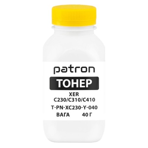 Тонер XER C230/C310/C410, 40 г, Yellow Patron (PN-XC230-Y-040)