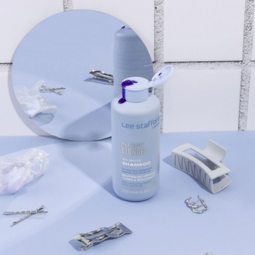 Шампунь Lee Stafford Bleach Blondes Ice White Toning Shampoo 250 мл (5060282705579)