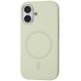 Чохол до мобільного телефона BeCover FIBRA Silicone OmniMag Apple iPhone 16 Milk White (716230)