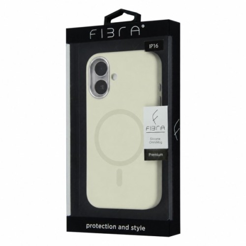 Чохол до мобільного телефона BeCover FIBRA Silicone OmniMag Apple iPhone 16 Milk White (716230)