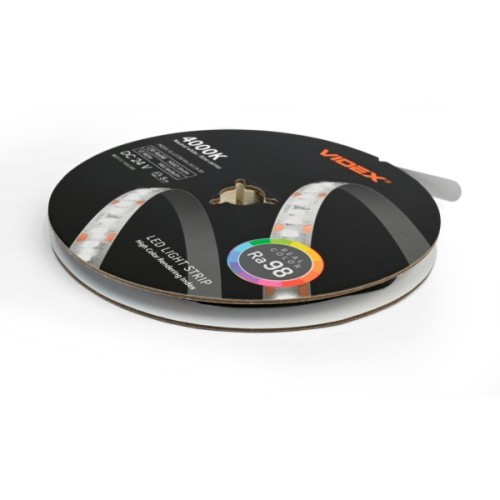 Світлодіодна стрічка Videx DC24V 60W 5M 4000K Ra98 IP20 5м (VL-LST28144-24124-B5)