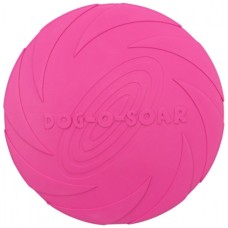 Іграшка для собак Trixie Activity Літаюча тарілка d:24 см (рожева) (4011905335032)