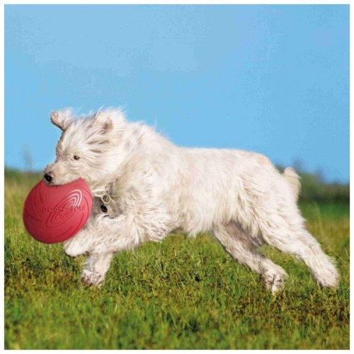 Іграшка для собак Trixie Activity Літаюча тарілка d:24 см (рожева) (4011905335032)