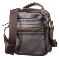 Сумка Shvigel Шкіряна Коричнева (11089)