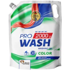 Гель для прання Pro Wash Color Дой-пак 2 кг (4823128002444)
