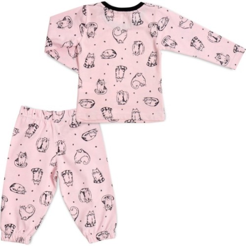 Піжама дитяча Breeze з довгим рукавом (17828-92G-pink)