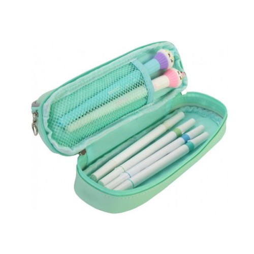 Пенал Cool For School 2 відділення салатовий (CF87217)