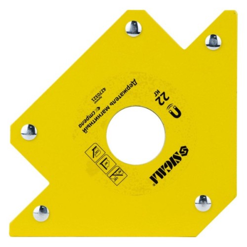 Магніт для зварювання Sigma стріла 22кг 90x90 мм (45,90,135°) (4270321)