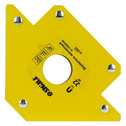 Магніт для зварювання Sigma стріла 22кг 90x90 мм (45,90,135°) (4270321)