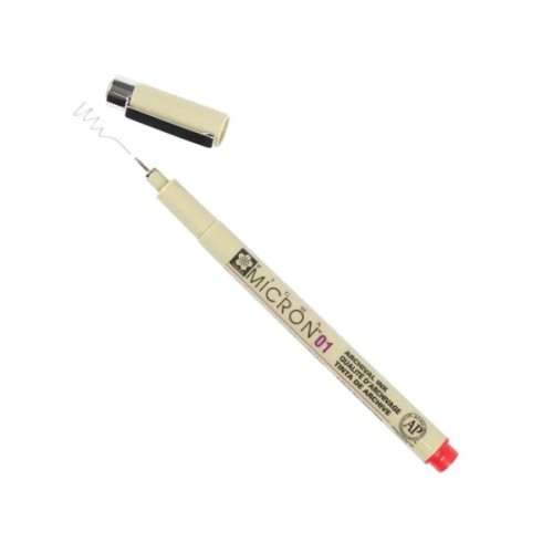 Лайнер Sakura Pigma Micron (0.1) 0,25 мм Червоний (084511306318)
