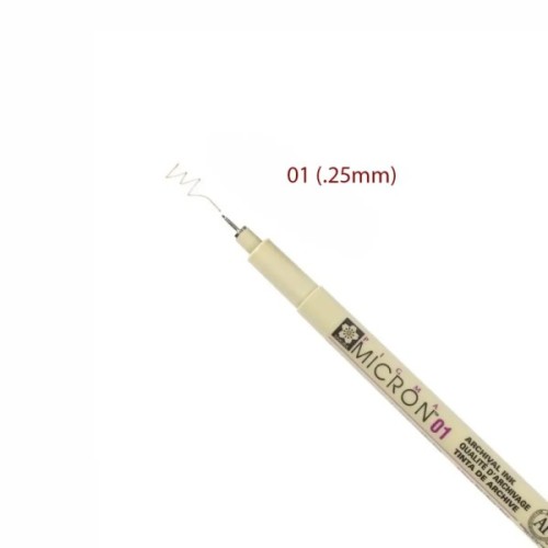 Лайнер Sakura Pigma Micron (0.1) 0,25 мм Червоний (084511306318)