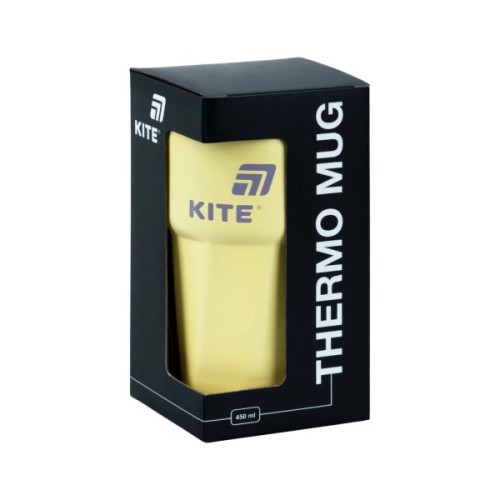 Термокружка Kite K26-1220 450 мл, жовта (K26-1220-3)