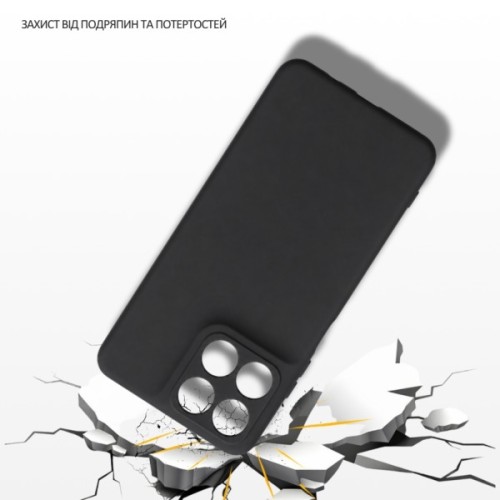 Чохол до мобільного телефона BeCover Silicone Motorola Moto G57 Black (716053)