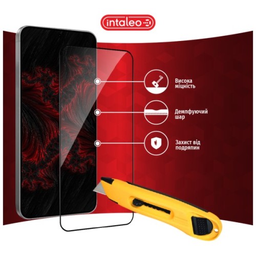Скло захисне Intaleo Full Glue Samsung Galaxy S25 Plus Black (1283126607905)