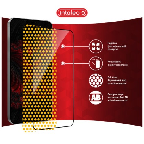 Скло захисне Intaleo Full Glue Samsung Galaxy S25 Plus Black (1283126607905)