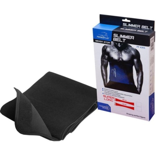 Пояс для схуднення PowerPlay 4301 100 х 30 см Чорний (PP_4301_Black_100)