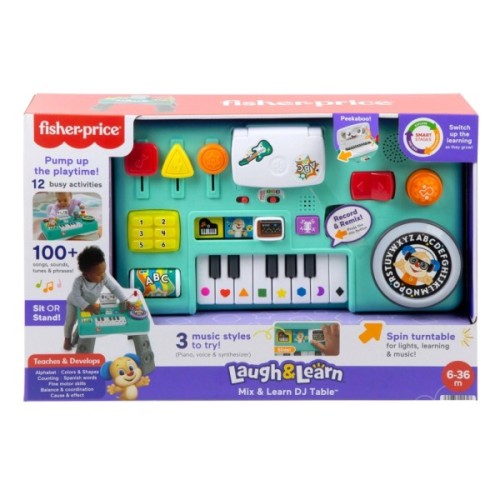 Ігровий розвиваючий центр Fisher-Price Інтерактивний музичний столик "Музикант" (HLM43)