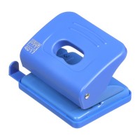 Діркопробивач Buromax пластиковий, до 20 аркушів, 120 х 82 х 53 мм, синий (BM.4017-02)