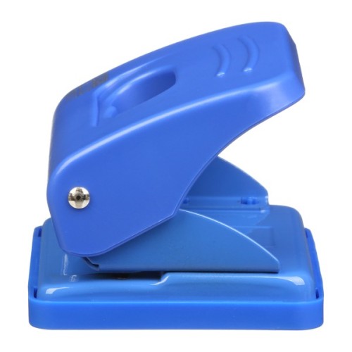 Діркопробивач Buromax пластиковий, до 20 аркушів, 120 х 82 х 53 мм, синий (BM.4017-02)