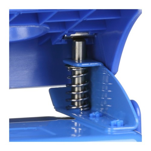 Діркопробивач Buromax пластиковий, до 20 аркушів, 120 х 82 х 53 мм, синий (BM.4017-02)