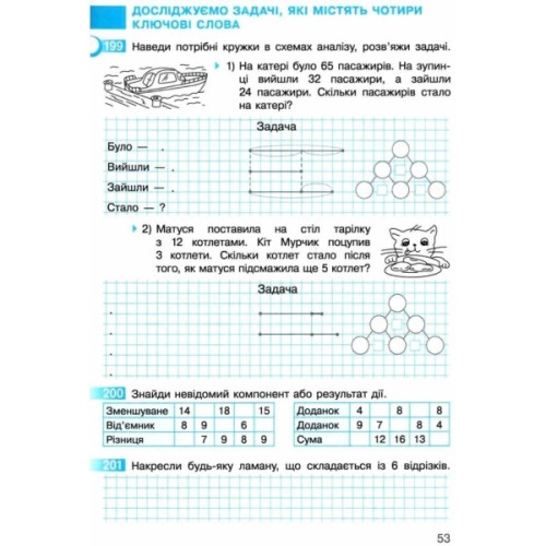 Робочий зошит НУШ Математика. 2 клас. До підручника С. Скворцової, О. Онопрієнко. У 2 частинах. Частина 1 Ранок (9786170951380)