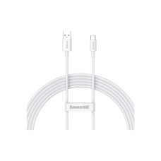 Дата кабель USB 2.0 AM to USB-C 1.5m Superior Fast Charging 100W moon white Baseus (P10320102214-02)