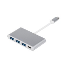 Концентратор Atcom Type-C 3.1 to 3xUSB 3.0 + Type-C 10 cm (12808)