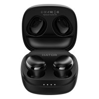 Навушники Hator Hyреrpunk Truedots SyncHUB Black (HTA411)