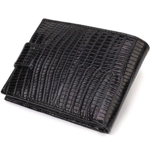 Гаманець Canpellini З натуральної шкіри Чорний (21748)