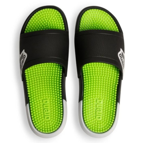 Шльопанці Arena Marco Active 009279-120 чорний, зелений 45 (3468337513469)