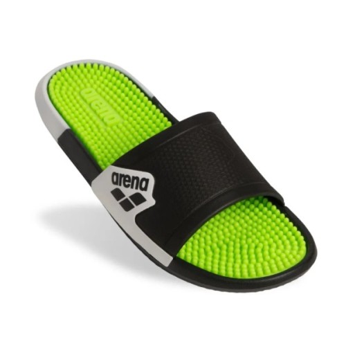 Шльопанці Arena Marco Active 009279-120 чорний, зелений 45 (3468337513469)