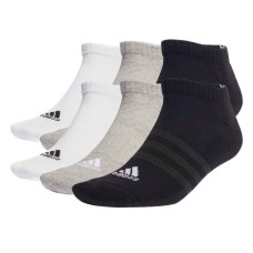 Шкарпетки Adidas C SPW LOW IC1340 6P білий, сірий, чорний S (37-39) (4066746286906)