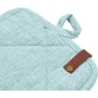 Кухонна прихватка Ardesto Oliver, 20х20 см, 100% бавовна, нап-ч: ватин, бірюза (ART04OT)