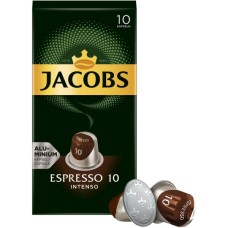 Кава Jacobs Espresso 10 Intenso в капсулах сумісні з Nespresso 10 шт (8711000371183)