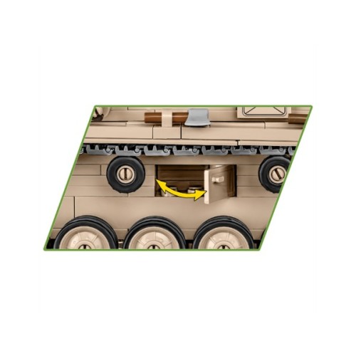 Конструктор Cobi Друга Світова Війна Танк Panzer III, 780 деталей (COBI-2562)